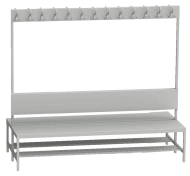 Šatnová lavice LAV 20V2 - šířka 2000 mm