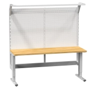 Krokově stavitelný stůl s nástavbou (2 modely)