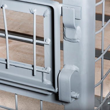 Gitterbox poloviční půlsklopný / 1200 x 800 x 400 mm - 4