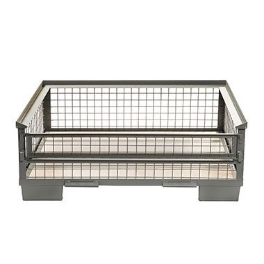 Gitterbox poloviční půlsklopný / 1200 x 800 x 400 mm - 2