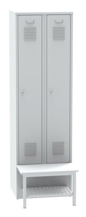 Šatní skříň s předsazenou lavicí s roštem SALP32_B - 6