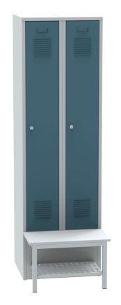 Šatní skříň s předsazenou lavicí s roštem SALP32_B - 5