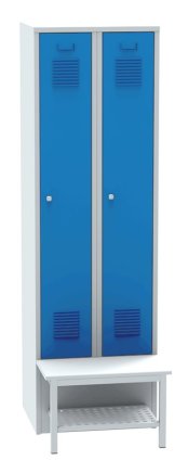 Šatní skříň s předsazenou lavicí s roštem SALP32_B - 3