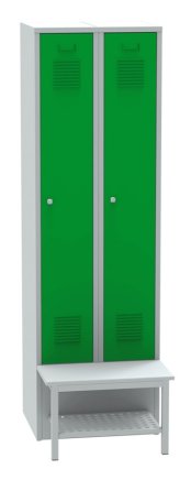 Šatní skříň s předsazenou lavicí s roštem SALP32_B - 4