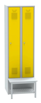 Šatní skříň s předsazenou lavicí s roštem SALP32_B - 2