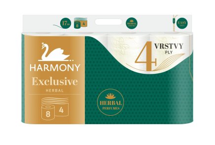 Toaletní papír Harmony Herbal 7 x 8 kusů