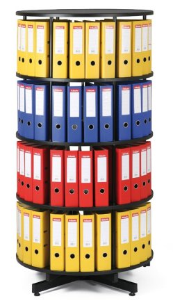 Otočné archivační skříně - 4 patra - 2