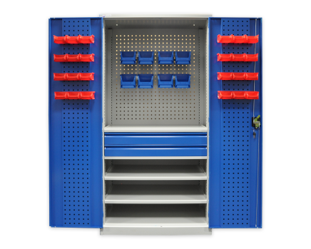 Dílenská skříň se zásuvkami a plastovými boxy JF-TC02_var_3