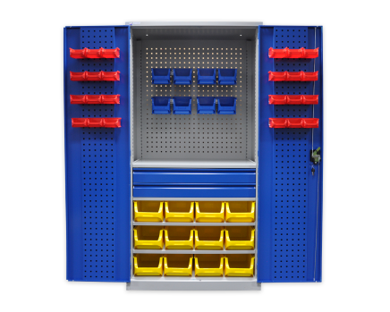 Dílenská skříň se zásuvkami a plastovými boxy JF-TC02_var_4