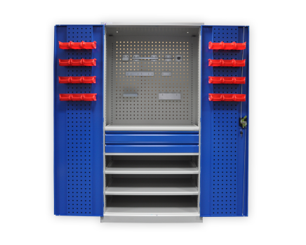 Dílenská skříň se zásuvkami a plastovými boxy JF-TC02_var_5