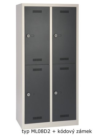 Šatní skříňka BISLEY ML08D2