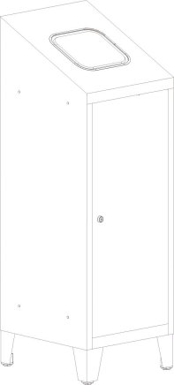 Odpadkový koš na tříděný odpad MPO 01k - 2