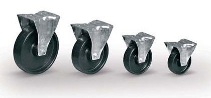 Kolo polypropylen, průměr 125 mm, pevné - 1