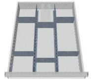 Kovové dělení zásuvek 113A