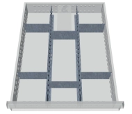 Kovové dělení zásuvek 113A