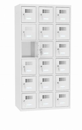 Šatní skříň dělená MSus 336 W šířka 900 mm - 2