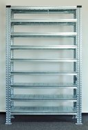 Bezšroubový policový regál 1972 x 1124 x 410 mm