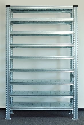 Bezšroubový policový regál 1972 x 1124 x 410 mm