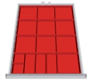 Plastová dělící vložka 119A