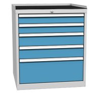 Zásuvková dílenská skříň DPO 03C