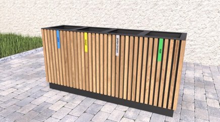 Koš na tříděný odpad Lamela III - 3