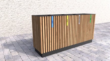 Koš na tříděný odpad Lamela III - 2