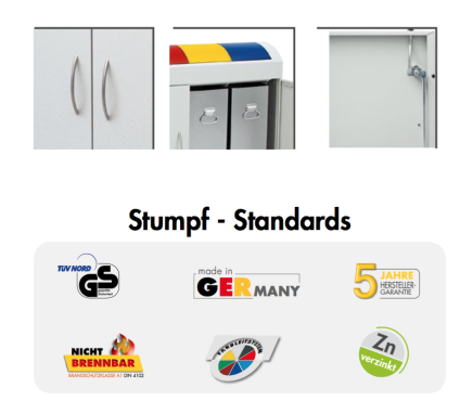 Odpadkový koš na tříděný odpad TD 4 - 3