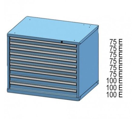Zásuvková skříňka ZG 84-7 - 1