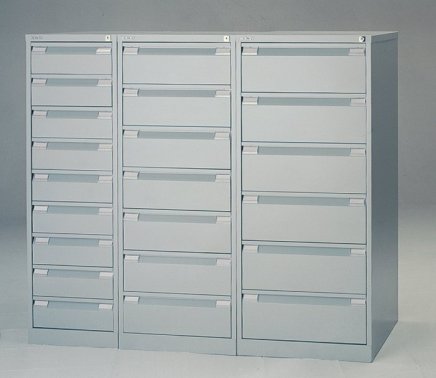 Kartotéka A5 - lístkovnice kovová Bisley BCF96 - 2