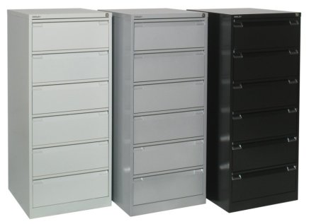 Kartotéka A5 - lístkovnice kovová Bisley BCF96 - 7