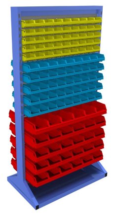 Stacionární oboustranné panely s vybavením velké (6 modelů)