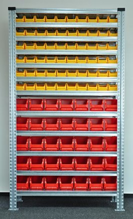 Regál s plastovými boxy 877851009_VAR_3