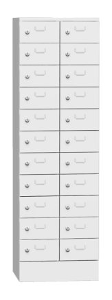 Skříň na třídění pošty SVO_32_B22 bez vhozu