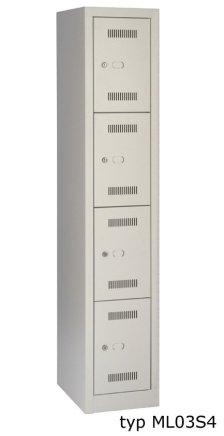 Šatní skříňka BISLEY ML03S4