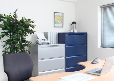 Kartotéka kovová dvouřadá Bisley DF4 - 6