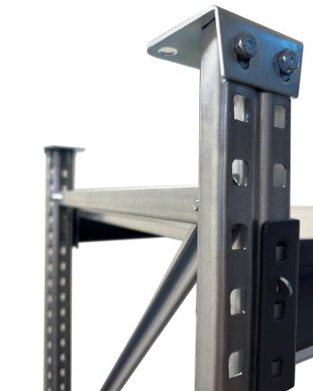 Základní regály KAF výška 2000 mm, hloubka 500 mm - 4