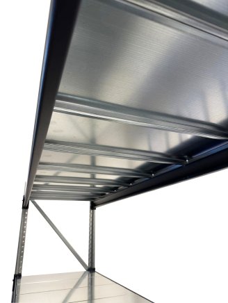 Základní regály KAF výška 2000 mm, hloubka 500 mm - 7