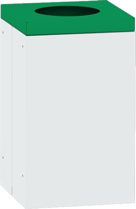 Hranatý odpadkový koš s odnímacím víkem 3821 - 4