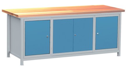 Dílenský stůl s kontejnery, set DPJ 205