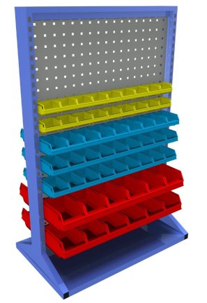 Stacionární oboustranný panel s vybavením PSZ_22_A_VAR_4