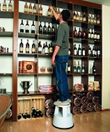 Pojízdná kruhová stolička