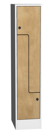 Šatní skříňka s lamino dveřmi typ SZS 41AL - 2