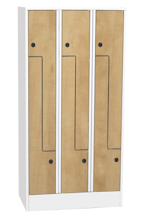 Šatní skříňka s lamino dveřmi typ SZS 33AL - 2