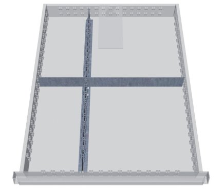 Kovové dělení zásuvek 115A