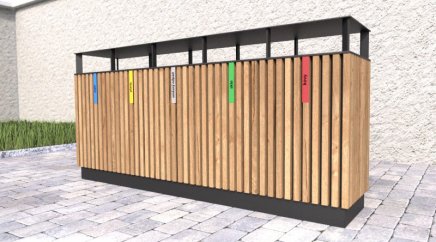 Koš na tříděný odpad Lamela VI - 2