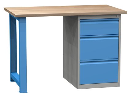 Dílenský stůl s podstavným kontejnerem SD41233