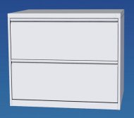 Kovová kartotéka dvouřadá dvouzásuvková G2322