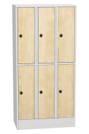 Šatní skříňka s lamino dveřmi typ SHS 33BL