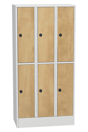 Šatní skříňka s lamino dveřmi typ SHS 33BL - 2