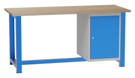 Dílenský stůl s vloženým kontejnerem